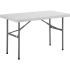 Bolero Rectangular Folding Table 4ft White