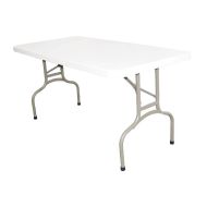 Bolero Rectangular Folding Table 5ft White