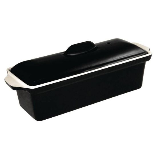 Vogue Black Cast Iron Pate Terrine Mould 1.7Ltr URO U560 Vogue Black Cast Iron Pate Terrine Mould 1.7Ltr URO U560