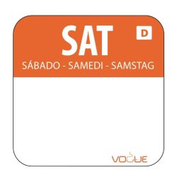 Dissolvable Food Rotation Labels Saturday (Pack of 1000) Dissolvable Food Rotation Labels Saturday (Pack of 1000)
