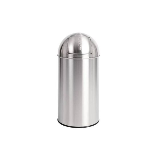 Bolero Bullet Bin Silver 40Ltr URO U803