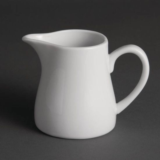 Olympia Whiteware Cream And Milk Jugs 305ml 10.75oz Box of 6 URO U821 Olympia Whiteware Cream And Milk Jugs 305ml 10.75oz Box of 6 URO U821