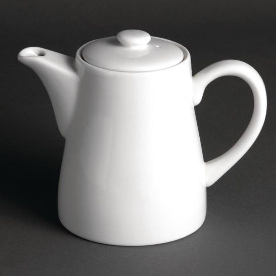 Olympia Whiteware Coffee Pots 653ml 24oz Box of 4 URO U825 Olympia Whiteware Coffee Pots 653ml 24oz Box of 4 URO U825