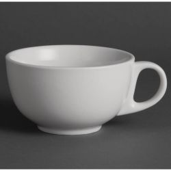 Olympia Whiteware Cappuccino Cups 425ml 15oz (Pack of 12) Olympia Whiteware Cappuccino Cups 425ml 15oz (Pack of 12)