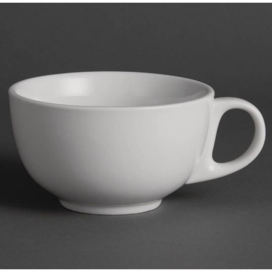 Olympia Whiteware Cappuccino Cups 425ml 15oz Box of 12 URO U827 Olympia Whiteware Cappuccino Cups 425ml 15oz Box of 12 URO U827