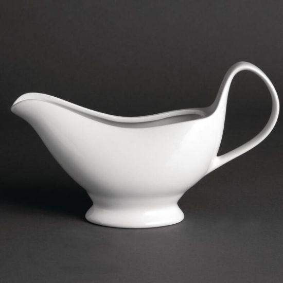 Olympia Whiteware Gravy Boats 340ml 12oz Box of 6 URO U831 Olympia Whiteware Gravy Boats 340ml 12oz Box of 6 URO U831