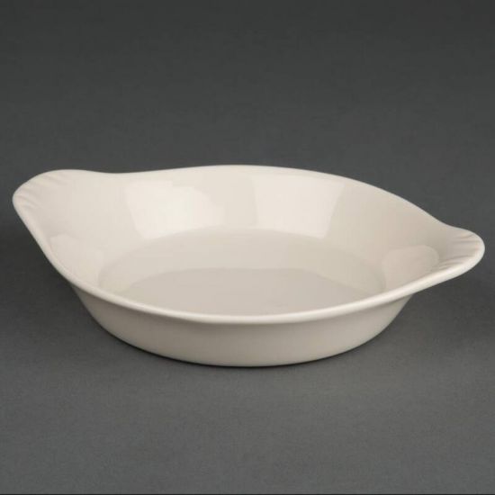Olympia Ivory Round Eared Dishes 127mm Box of 6 URO U833