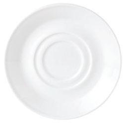 Steelite Simplicity White Low Cup Saucers 145mm (Pack Of 36)