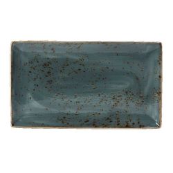 Steelite Craft Blue Rectangular Platters 330x 190mm (Pack Of 6)
