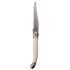 Laguiole Serrated Steak Knives Ivory Handle (Pack Of 6)