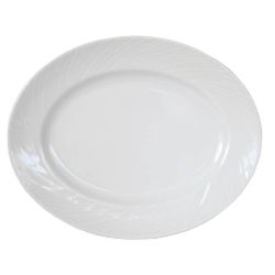 Steelite Spyro Oval Plates 280mm (Pack Of 12)