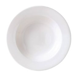 Steelite Monaco White Mandarin Soup Plates 222mm (Pack Of 24)