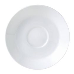 Steelite Monaco White Mandarin Tea Saucers Single Well 150mm (Pack Of 36)