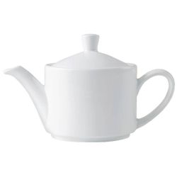 Replacement Lids For Steelite Monaco White Vogue 412ml Teapots (Pack Of 12)