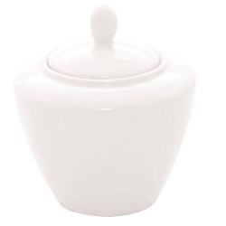 Steelite Simplicity White Covered Sugar Bowls (Pack Of 6)