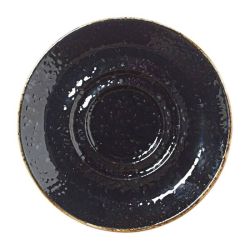 Steelite Craft Liquorice Saucers Small Double-Well 118mm (Pack Of 12)