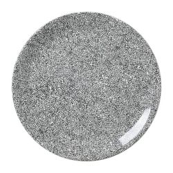 Steelite Ink Crackle Black Coupe Plates 300mm (Pack Of 12)