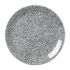 Steelite Ink Crackle Black Coupe Plates 253mm (Pack Of 12)