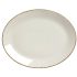 Steelite Brown Dapple Oval Coupe Plates 342mm (Pack Of 12)