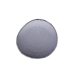 Steelite Scape Glass Platters 250mm Smoked (Pack Of 12)