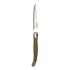 Laguiole Steak Knife Toupe Handle Serrated 1.2mm Blade (Pack Of 6)