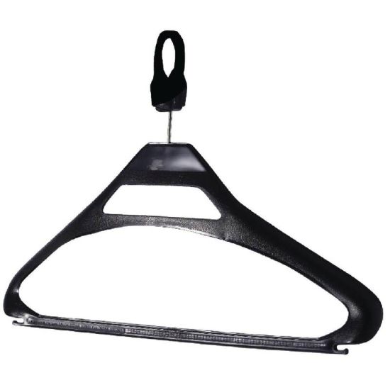 Black Polypropylene Security Hangers URO W125