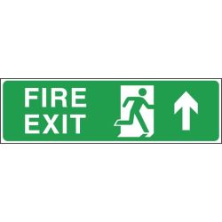 Fire Exit Sign Arrow Up