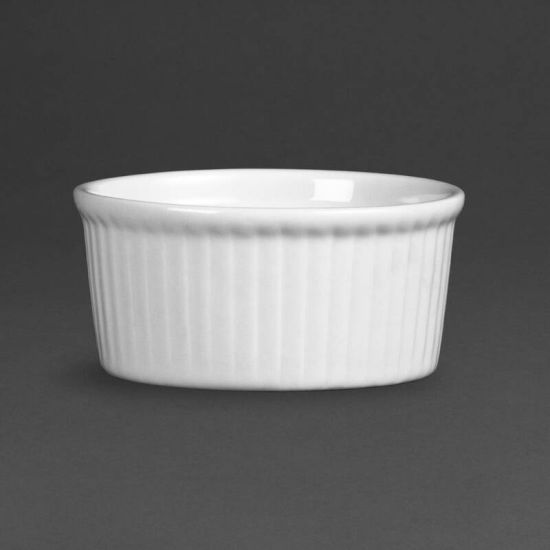 Olympia Whiteware Ramekins 80mm Box of 12 URO W414 Olympia Whiteware Ramekins 80mm Box of 12 URO W414