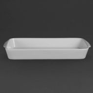 Olympia Whiteware Oblong Roasters 395x 219mm (Pack of 6)