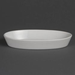 Olympia Whiteware Oval Sole Dishes 195x 110mm (Pack of 6) Olympia Whiteware Oval Sole Dishes 195x 110mm (Pack of 6)