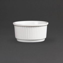 Olympia Whiteware Stacking Ramekins 85mm (Pack of 12) Olympia Whiteware Stacking Ramekins 85mm (Pack of 12)