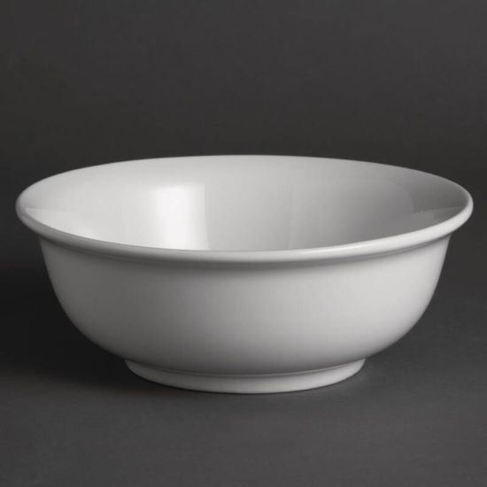 Olympia Whiteware Salad Bowls 200mm Box of 6 URO W428 Olympia Whiteware Salad Bowls 200mm Box of 6 URO W428
