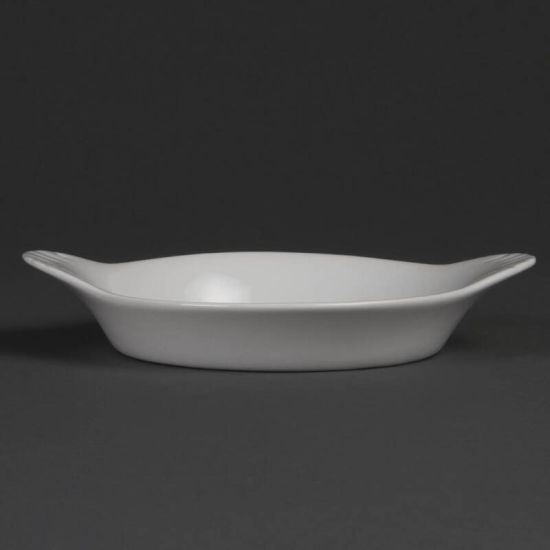 Olympia Whiteware Round Eared Dishes 192x 151mm Box of 6 URO W444 Olympia Whiteware Round Eared Dishes 192x 151mm Box of 6 URO W444