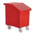 Mobile Ingredient Bin 90Ltr Red