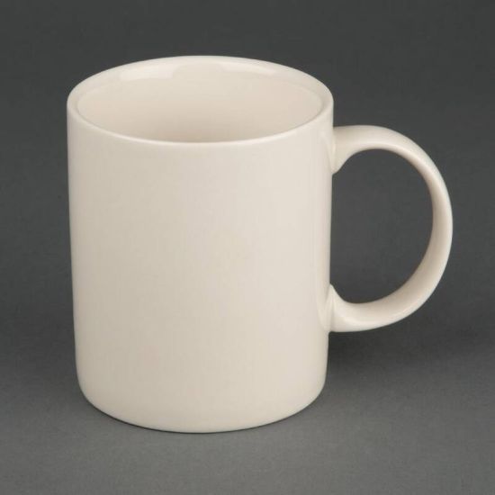Olympia Ivory Mugs 284ml 10oz Box of 12 URO Y093 Olympia Ivory Mugs 284ml 10oz Box of 12 URO Y093