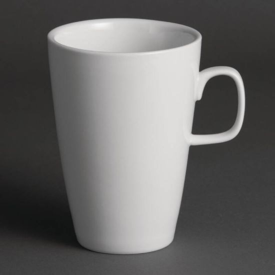 Olympia Latte Mugs 400ml 14oz Box of 12 URO Y109 Olympia Latte Mugs 400ml 14oz Box of 12 URO Y109