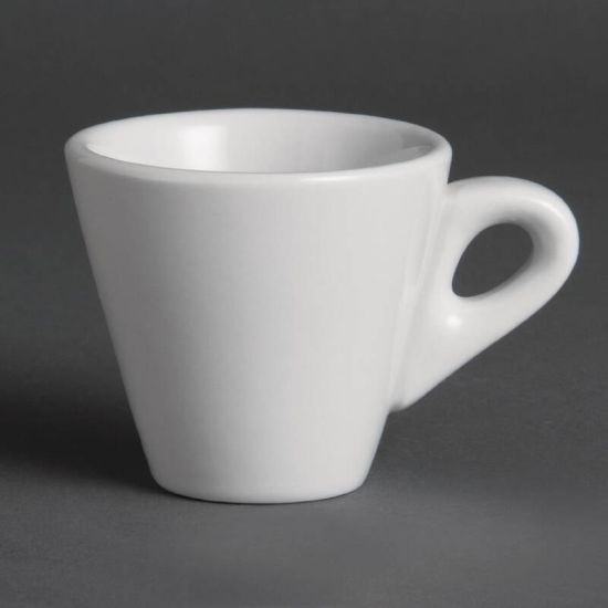 Olympia Whiteware Conical Espresso Cups 60ml 2oz Box of 12 URO Y111 Olympia Whiteware Conical Espresso Cups 60ml 2oz Box of 12 URO Y111