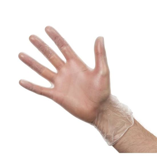 Vogue Vinyl Food Prep Gloves Clear Powdered Extra Large URO Y252-XL Vogue Vinyl Food Prep Gloves Clear Powdered Extra Large URO Y252-XL