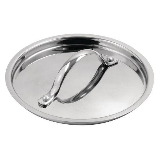 Vogue Tri Wall Saucepan Lid 160mm URO Y423 Vogue Tri Wall Saucepan Lid 160mm URO Y423