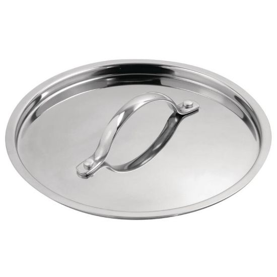 Vogue Tri Wall Saucepan Lid 200mm URO Y424 Vogue Tri Wall Saucepan Lid 200mm URO Y424