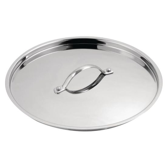 Vogue Tri Wall Stew Pan Lid 280mm URO Y426 Vogue Tri Wall Stew Pan Lid 280mm URO Y426