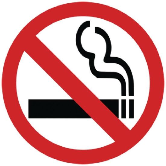 No Smoking Symbol Window Sign URO Y937 No Smoking Symbol Window Sign URO Y937