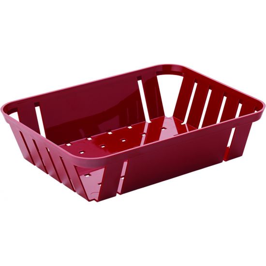 Red Munchie Basket 10.5 X 8 Inch (26.5 X 20cm) Box Of 12 UTT CA4403105-000-B01012