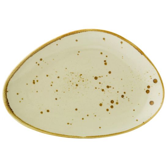 Earth Linen Oblong Plate 14 Inch (35.5cm) Box Of 6 UTT CT2016-000000-B01006