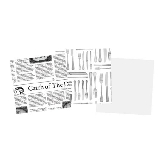 Catch Of The Day Greaseproof Paper 6 Inch (15cm) Pack Of 500 UTT CT8005-000000-B01001