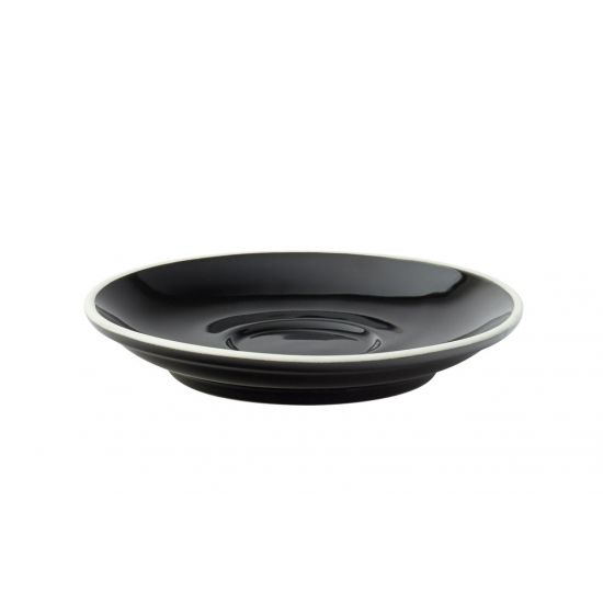 Barista Espresso Black Saucer 4.5 Inch (11.5cm) Box Of 12 UTT CT8115-000000-B01012