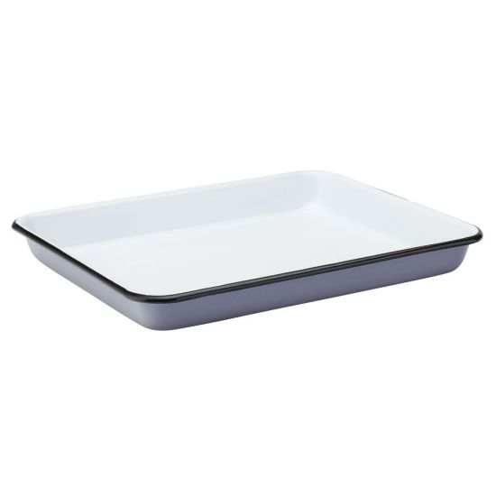 Eagle Enamel Grey Baking Tray 11 Inch (28cm) Box Of 6 UTT F50024-000000-B01006