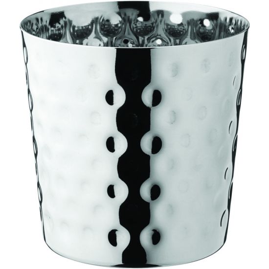 Stainless Steel Hammered Cup 3.5 Inch (9cm) 13.75oz (39cl) Box Of 12 UTT F91136-000000-B01012