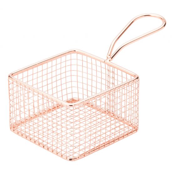 Copper Square Service Basket 3.75 Inch (9.5cm) Box Of 6 UTT F91155-000000-B01006