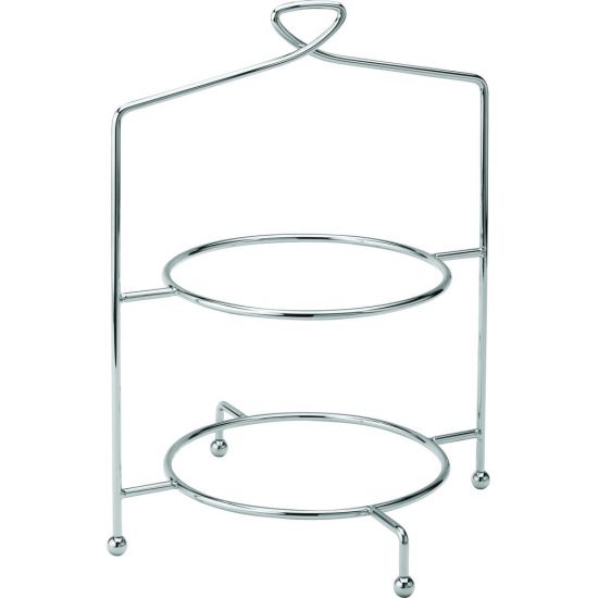 Savoy 2 Tier Cake Plate Stand 13 Inch (33cm) - To Hold 2 X 23cm Plates Box Of 1 UTT F91200-000000-B01001
